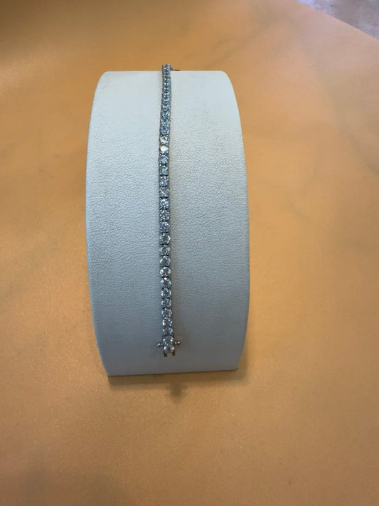Bracciale tennis in argento 925