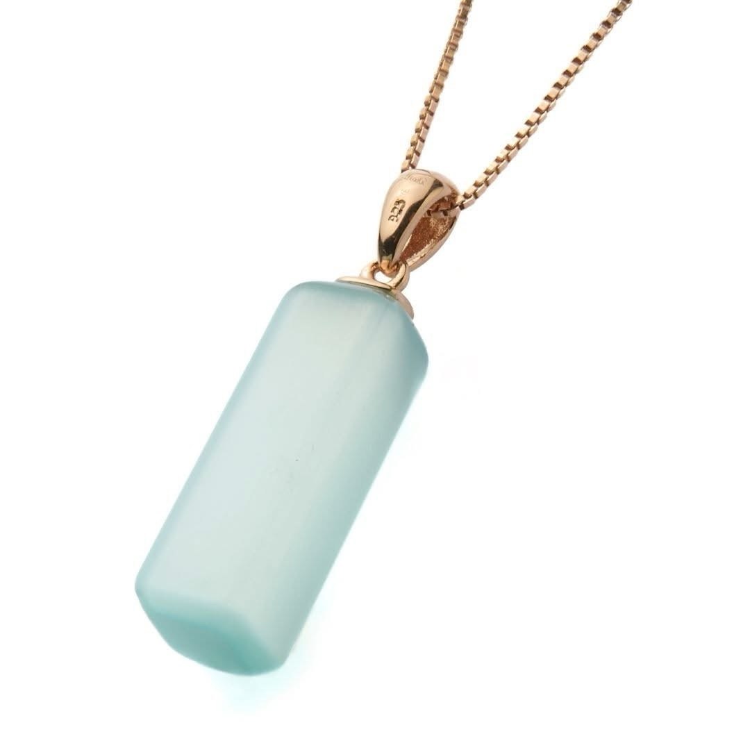 Collana Madì - Quarzo Azzurro Rettangolare